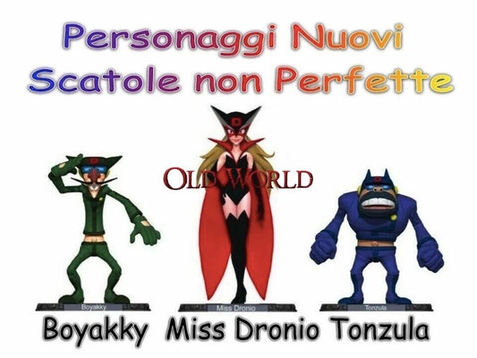 IL Trio Drombo Miss Dronio Boyakki Tonzula Yattaman Cult Collection 3 Personaggi