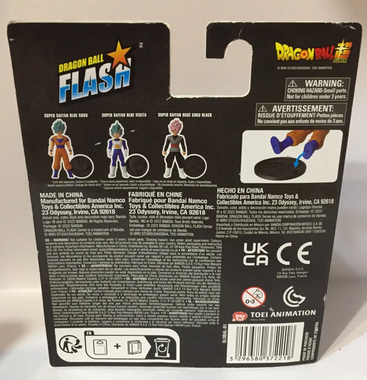 Goku Super Saiyan Rose Black Dragon Ball Flash Figure 10 Cm in Box Come Foto