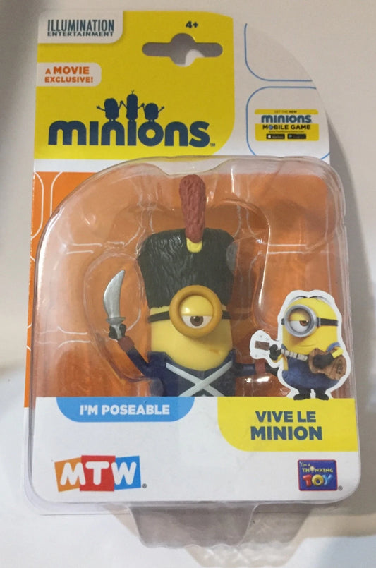 Vive le Minion Figure Minions Francese New Universal Cattivissimo Me C\Foto