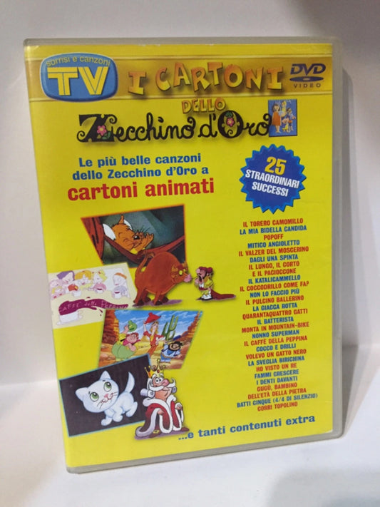 I Cartoni Dello Zecchino D'Oro DVD Volume 1 con 25 Successi Animati Come da Foto