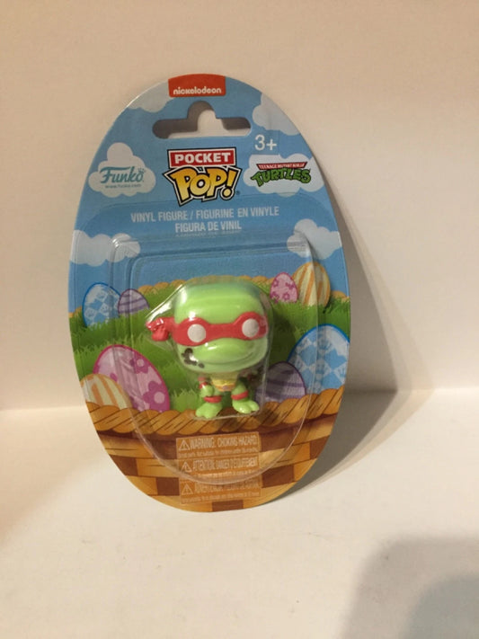 Pocket Pop Funko Raffaello Teenage Mutant Ninja Turtles Funko NEW H 4 cm C\Foto