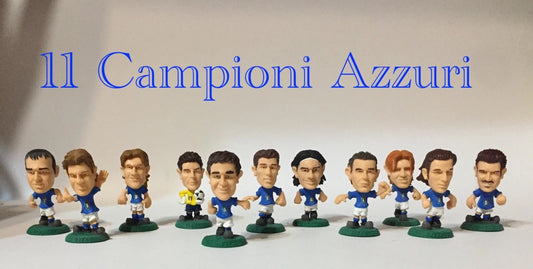 11 Bomberini Nazionale Italia Azzurri 3D Calciatori Salati e Preziosi Come Foto