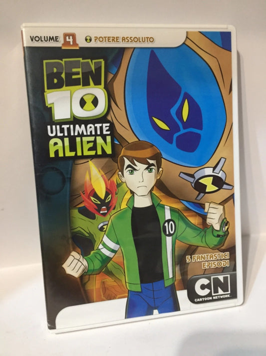 BEN 10 Ultimate Alien DVD 4 Ben Ten Serie Tv Raro 5 Eps Potere Assoluto C\Foto