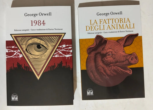 1984 + La Fattoria Degli Animali 2 Libri George Orwell Libro  Nuovi Come Foto