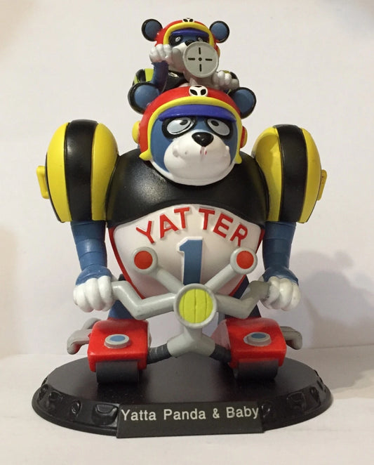 Yatta Panda e Baby Panda Yattaman Cult Collection Yatta H 13 Cm in Box Come Foto